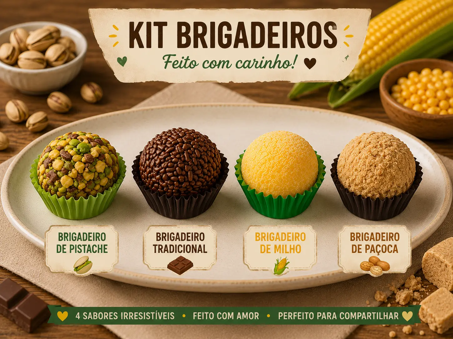 Assorted Brigadeiro Kit (4)
